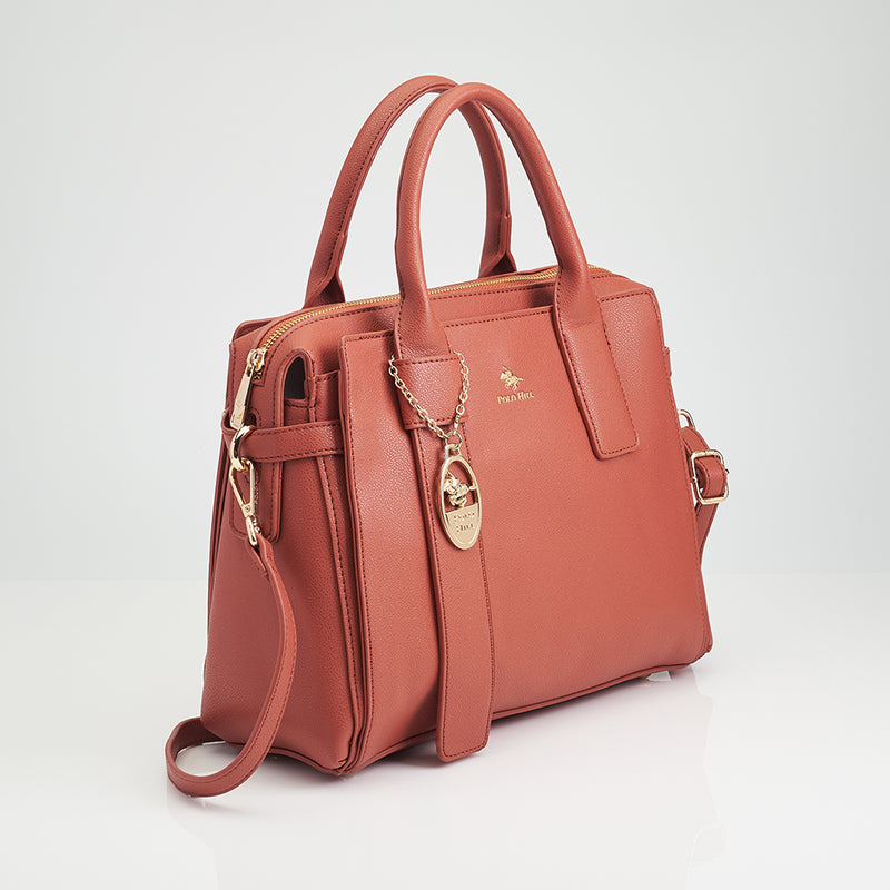 Load image into Gallery viewer, Lopsided Tab Briefcase-Shaped Business Handbag
