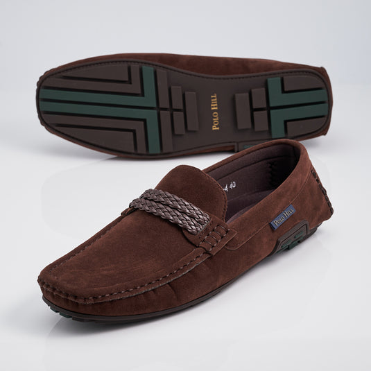 Men Slip On Suede Loafers