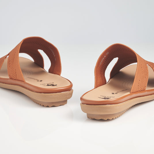 Textile H-Band Slide Sandals