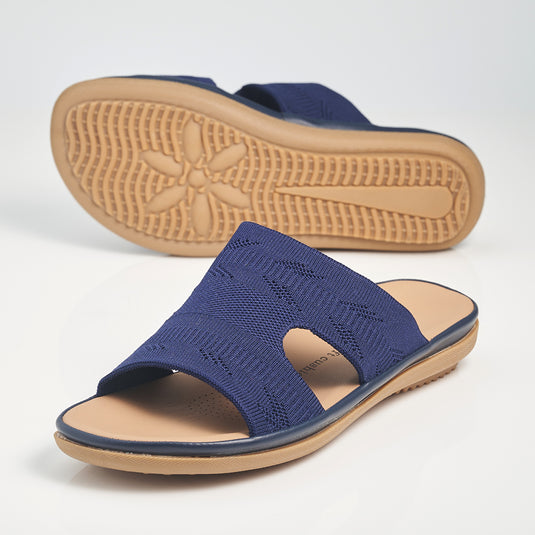 Textile H-Band Slide Sandals