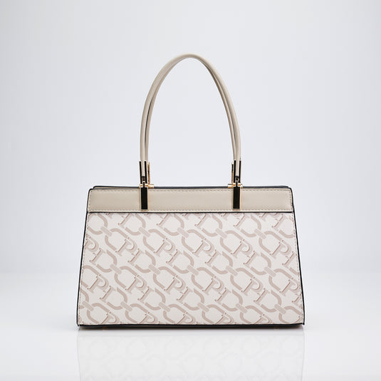 Ladies PHazelle Pattern Structured Handbag