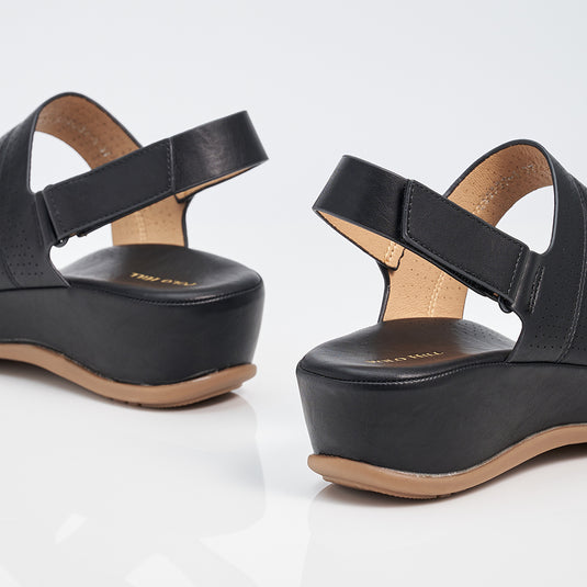 Ladies Ankle Strap Wedge Sandal