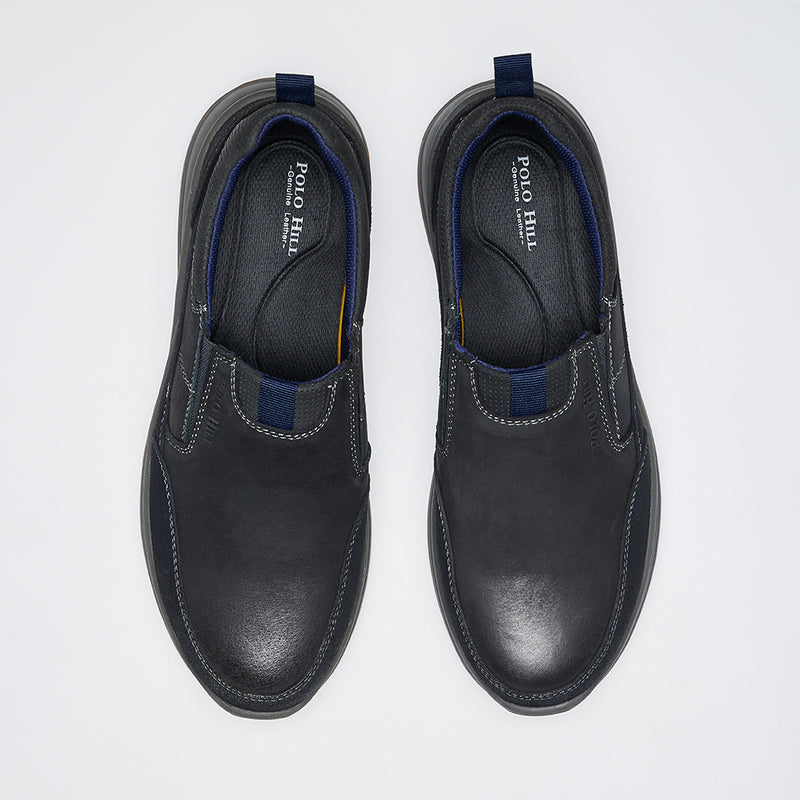 Load image into Gallery viewer, Men Genuine Leather Slip On Shoes
