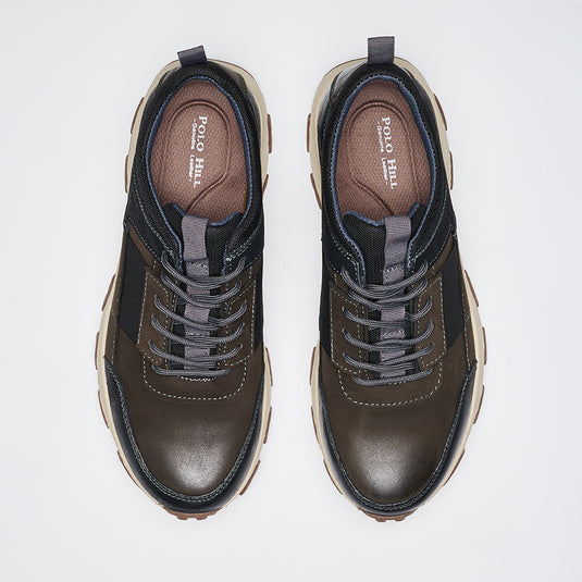 Men Genuine Leather Lace-Ups Shoes