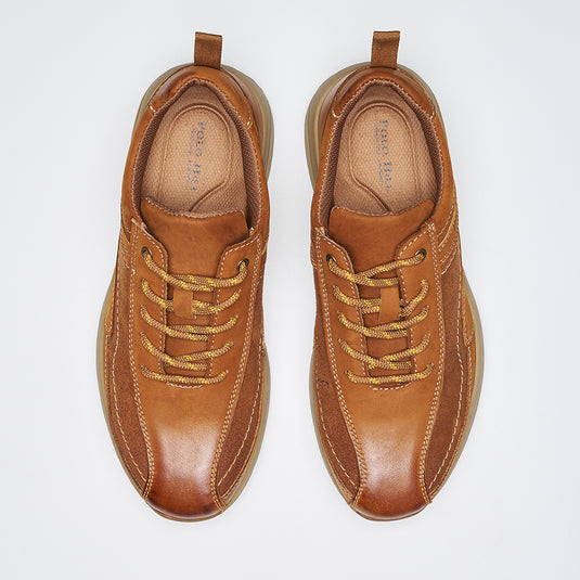 Men Genuine Leather Lace-Ups Shoes