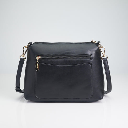 Tessellated Sling Bag with Structured Base