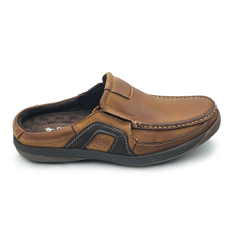 Load image into Gallery viewer, Genuine Leather Slip On Half Shoes
