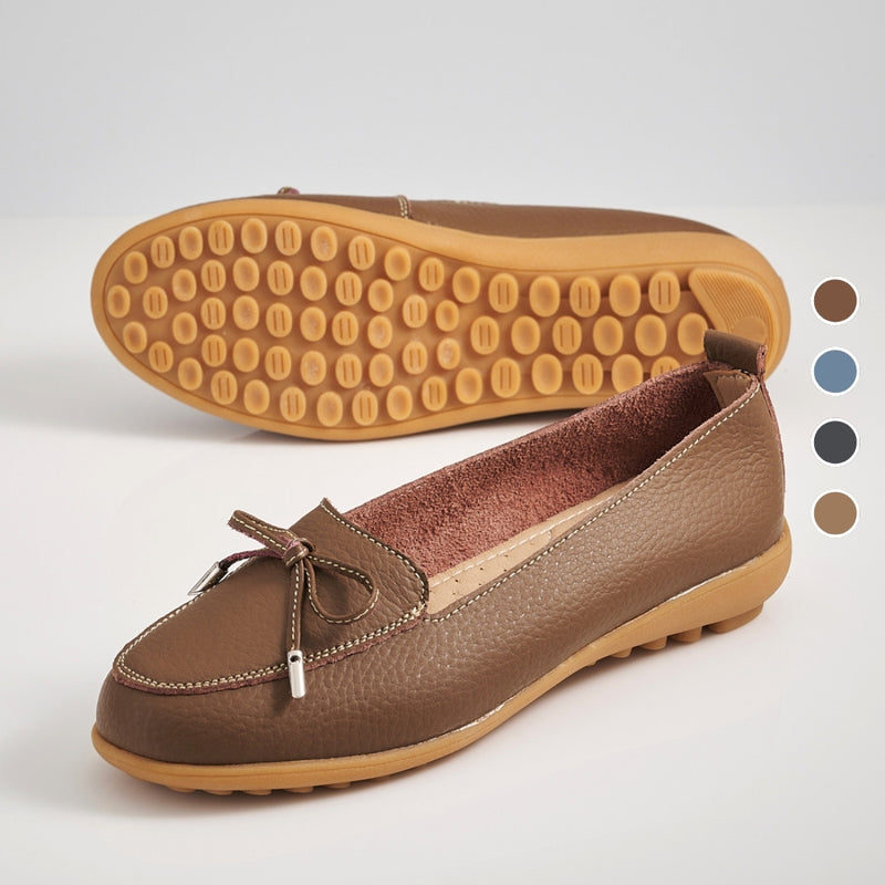 Load image into Gallery viewer, Bow Knot Slip On Loafers
