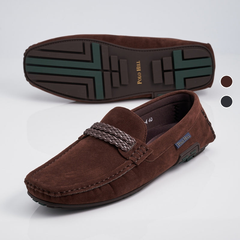 Load image into Gallery viewer, Men Slip On Suede Loafers
