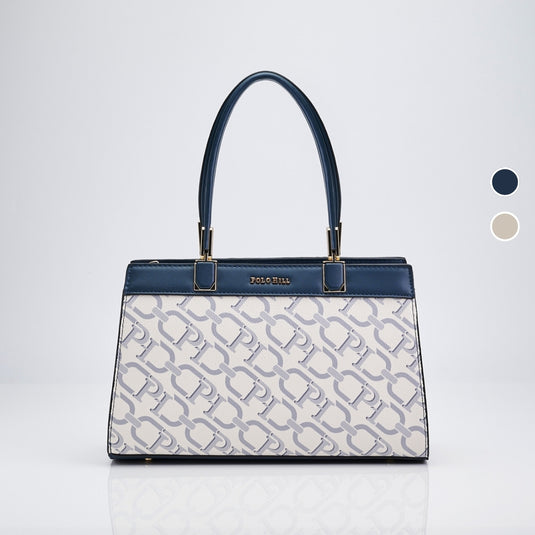 Ladies PHazelle Pattern Structured Handbag