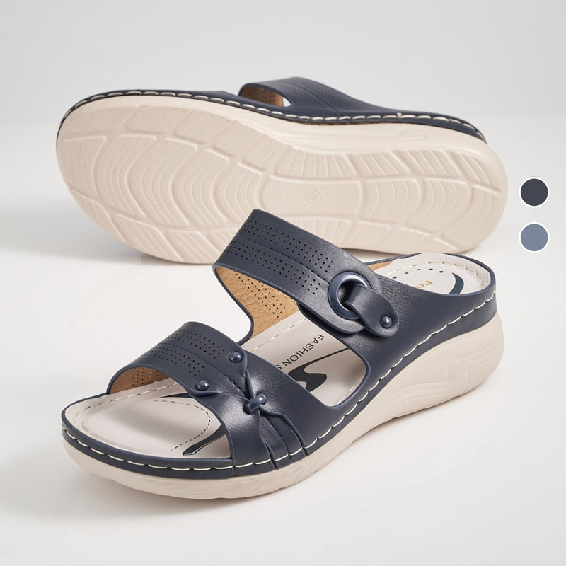 Load image into Gallery viewer, Ladies Wedge Sandals
