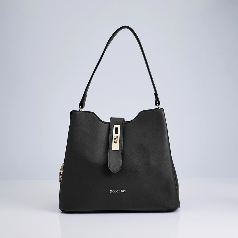 Load image into Gallery viewer, Maira Turn Lock Crossbody Shoulder Bag
