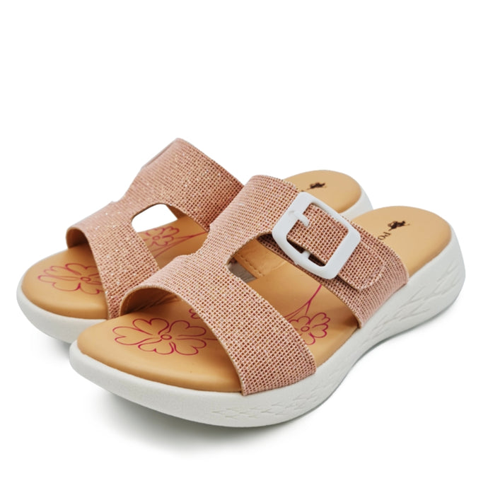 Kid Girl Glittery Slide Sandals