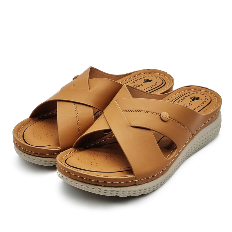 Load image into Gallery viewer, Cross Strap Wedge Sandals
