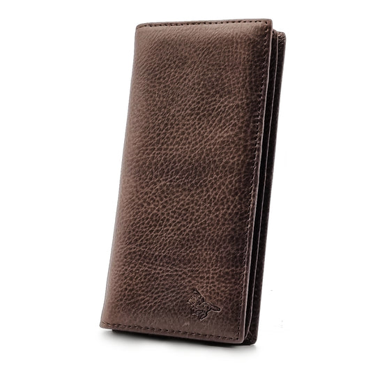 Genuine Leather Long BiFold Wallet