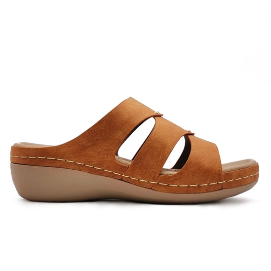 Lightweight Slide Wedge Sandals