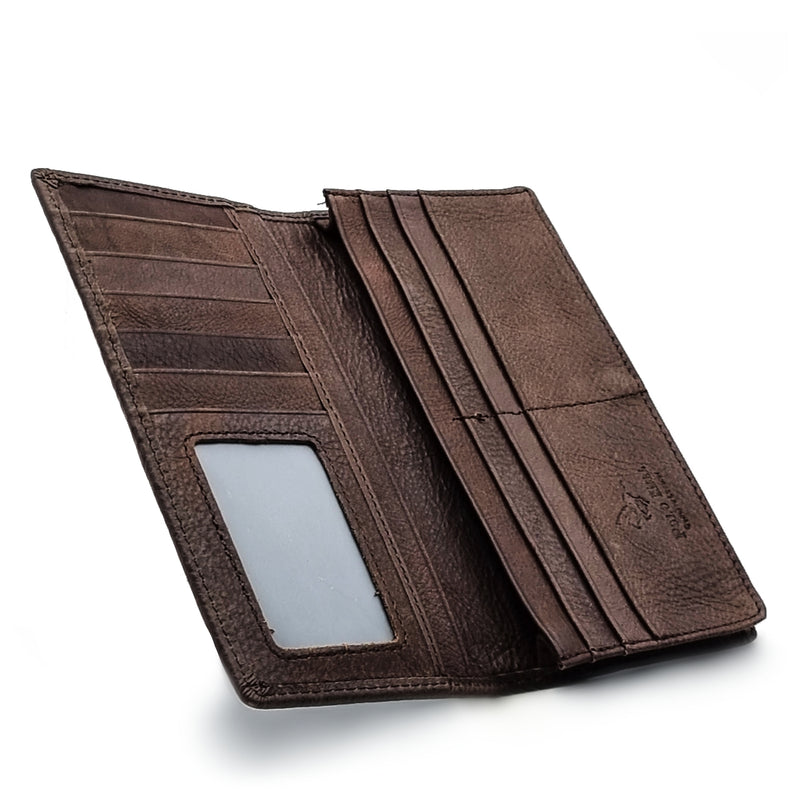 Load image into Gallery viewer, Genuine Leather Long BiFold Wallet
